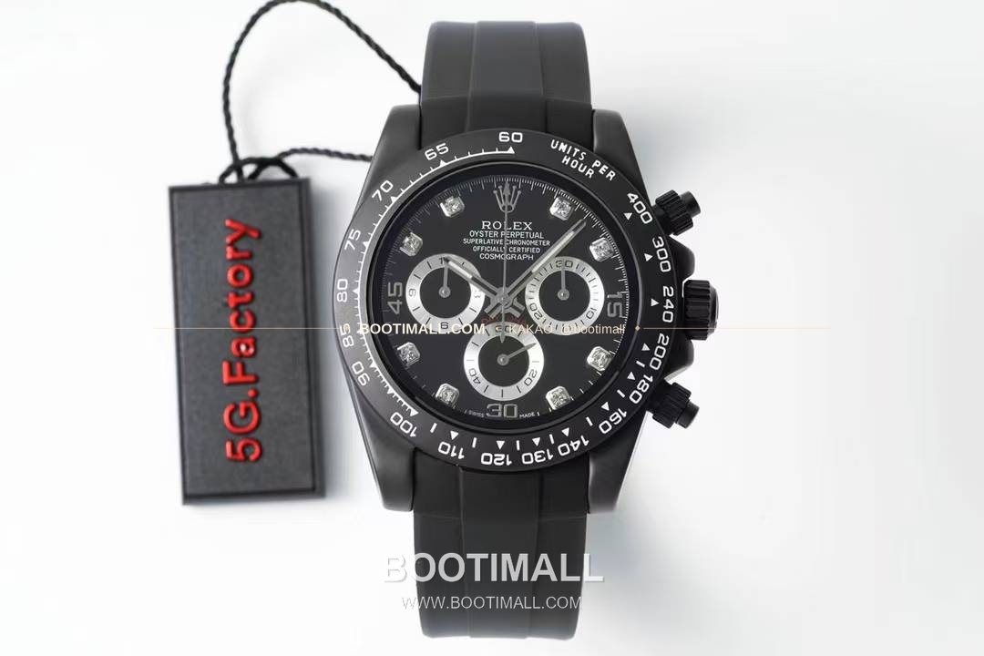 롤렉스 데이토나 AET 커스텀 블랙 화이트 세라믹 크로노그래프 오토매틱 Rolex Daytona AET Custom Black White Ceramic Chronograph Automatic 40mm 1