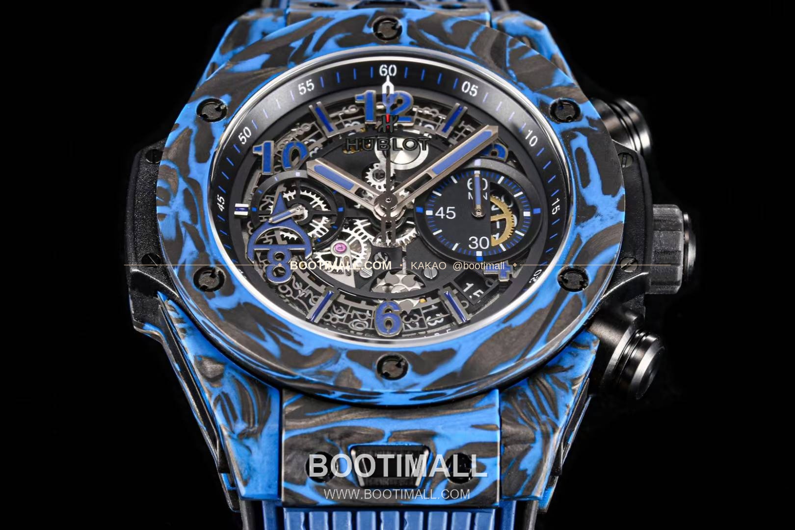 위블로 빅뱅 카본파이버 스켈레톤 크로노그래프 오토매틱 Hublot Big Bang Carbon Fiber Skeleton Chronograph Automatic 3
