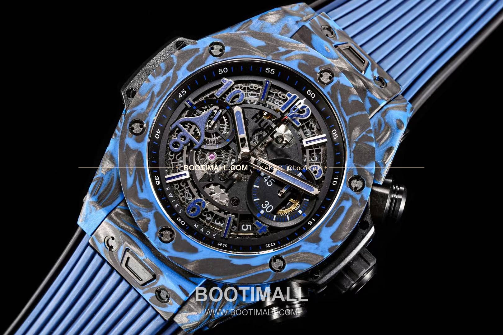 위블로 빅뱅 카본파이버 스켈레톤 크로노그래프 오토매틱 Hublot Big Bang Carbon Fiber Skeleton Chronograph Automatic 5