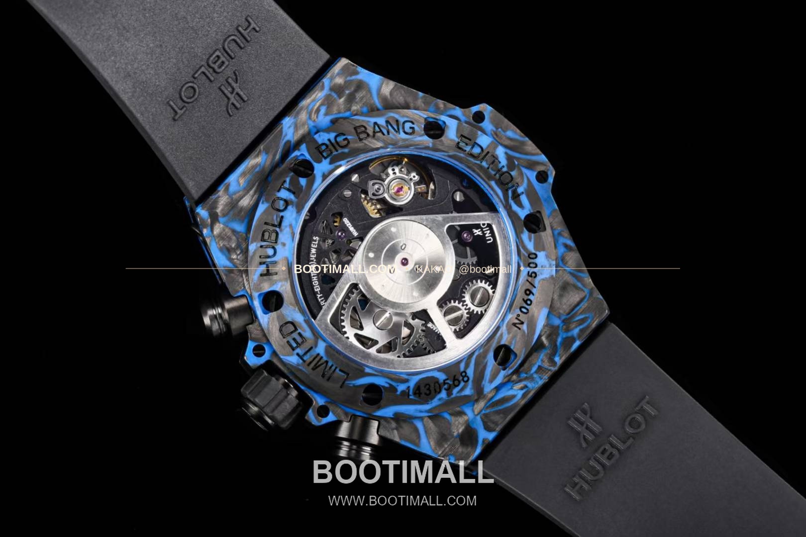 위블로 빅뱅 카본파이버 스켈레톤 크로노그래프 오토매틱 Hublot Big Bang Carbon Fiber Skeleton Chronograph Automatic 8