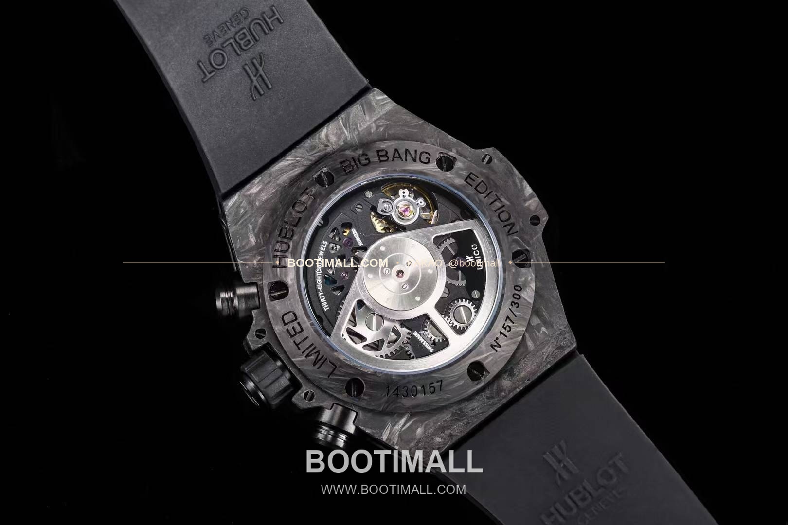 위블로 빅뱅 카본파이버 스켈레톤 크로노그래프 오토매틱 Hublot Big Bang Carbon Fiber Skeleton Chronograph Automatic 8