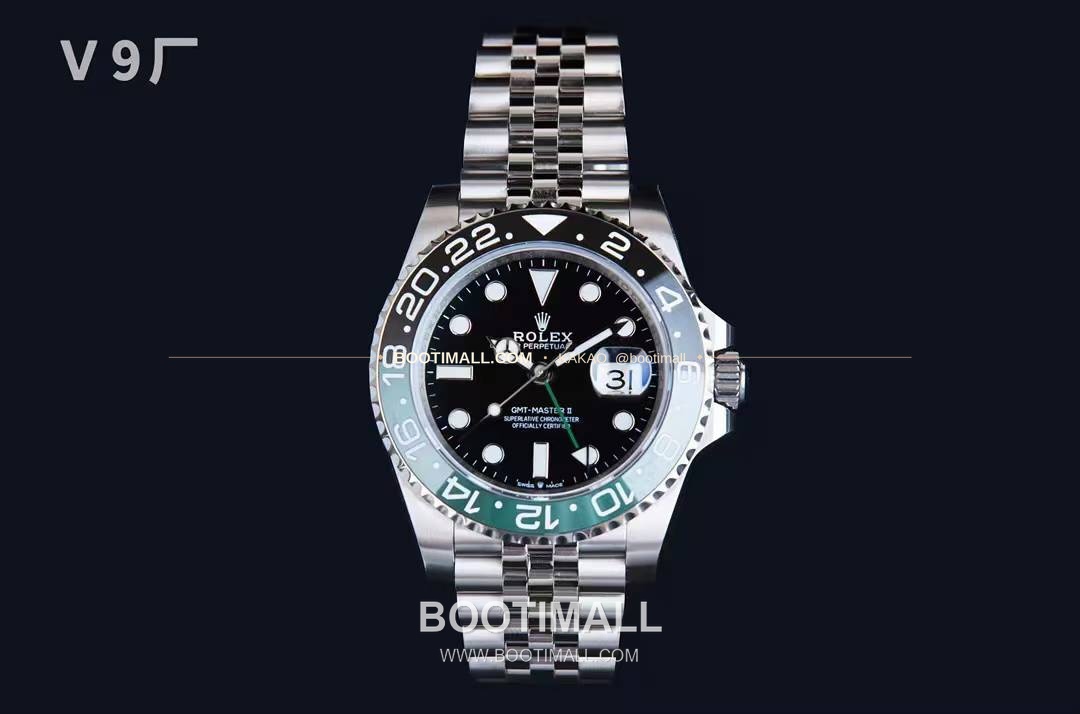 롤렉스 GMT마스터2 블랙그린 세라믹 양방향베젤 오토매틱 Rolex GMT-Master II Black Green Ceramic Bezel Automatic 2