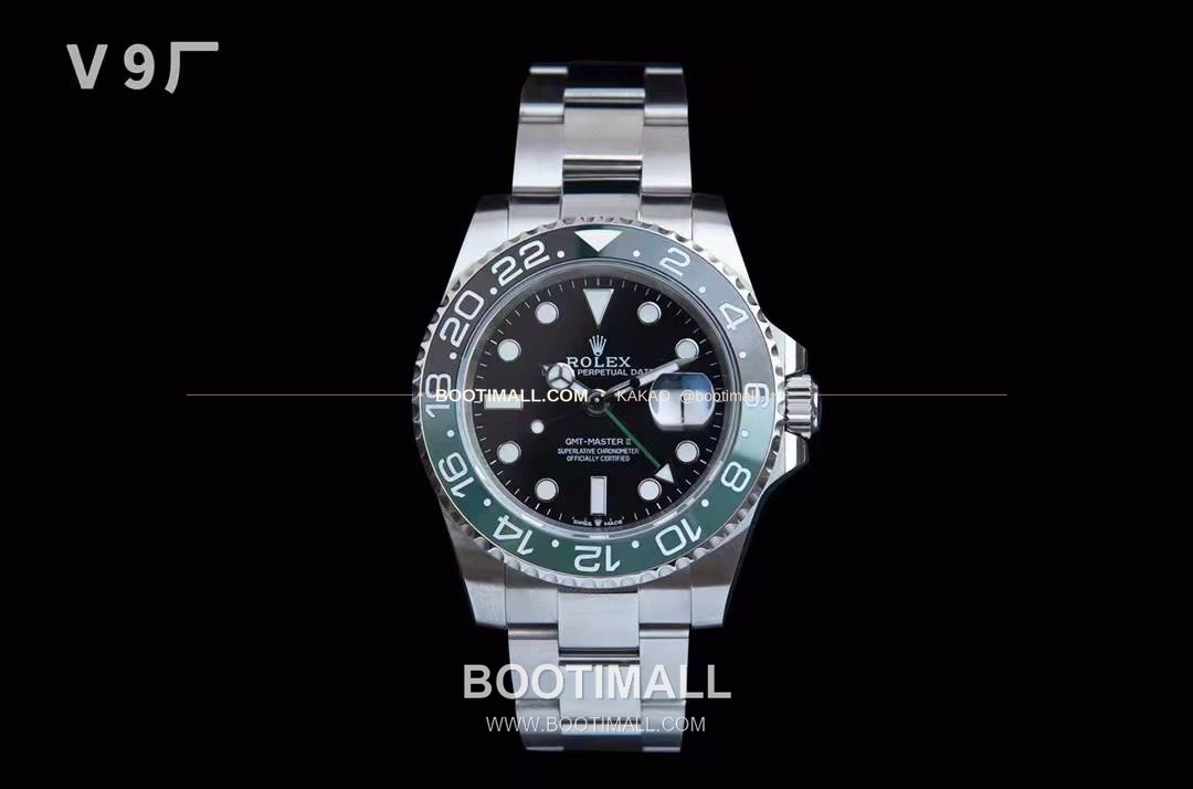 롤렉스 GMT마스터2 블랙그린 세라믹 양방향베젤 오토매틱 Rolex GMT-Master II Black Green Ceramic Bezel Automatic 2