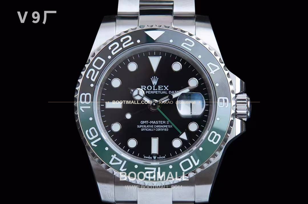 롤렉스 GMT마스터2 블랙그린 세라믹 양방향베젤 오토매틱 Rolex GMT-Master II Black Green Ceramic Bezel Automatic 3