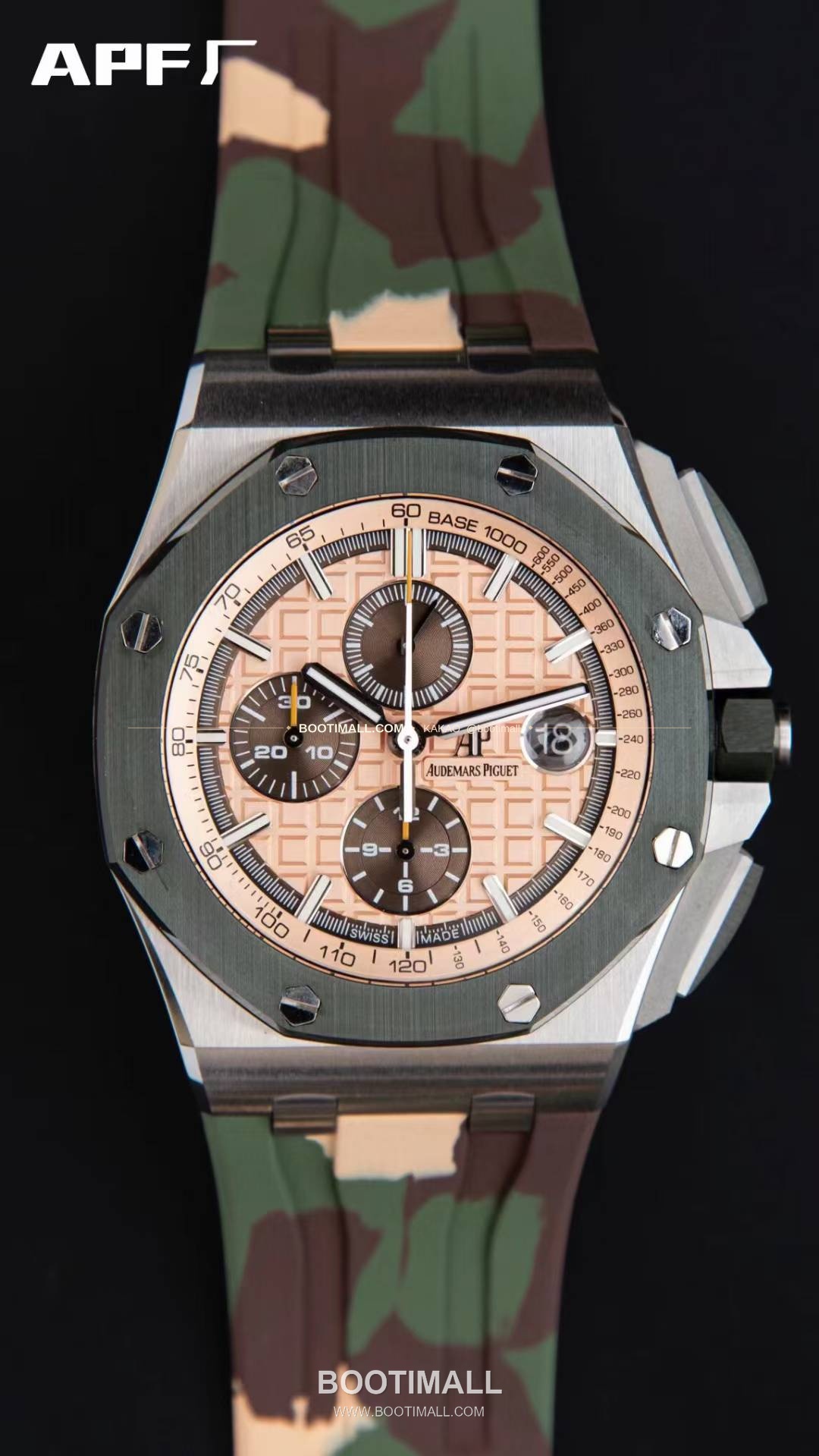 오데마피게 로열오크오프쇼어 스틸 블랙다이얼 크로노그래프 오토매틱 Audemars Piguet Royal Oak Offshore Steel Black Dial Chronograph Automatic 26400 44mm 2