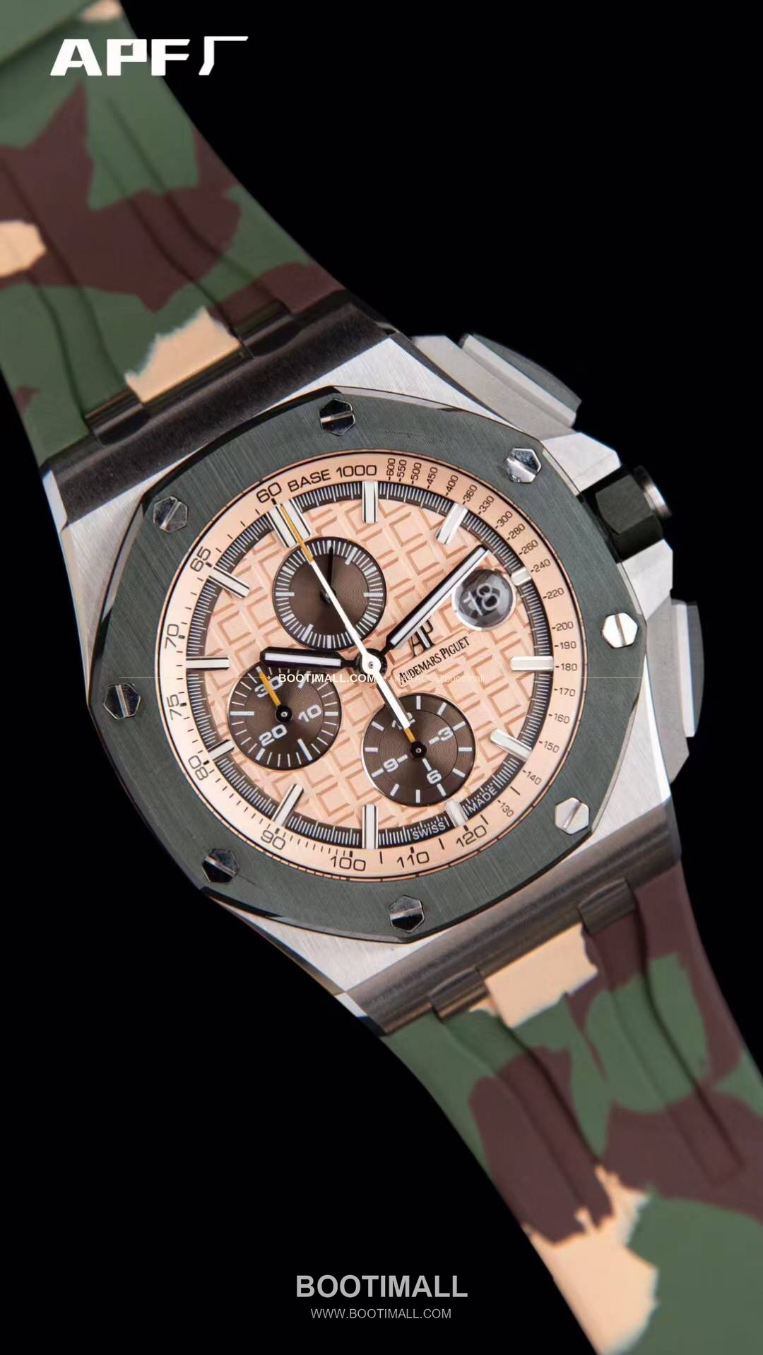 오데마피게 로열오크오프쇼어 스틸 블랙다이얼 크로노그래프 오토매틱 Audemars Piguet Royal Oak Offshore Steel Black Dial Chronograph Automatic 26400 44mm 3