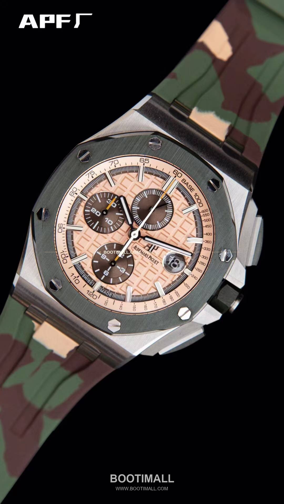 오데마피게 로열오크오프쇼어 스틸 블랙다이얼 크로노그래프 오토매틱 Audemars Piguet Royal Oak Offshore Steel Black Dial Chronograph Automatic 26400 44mm 5