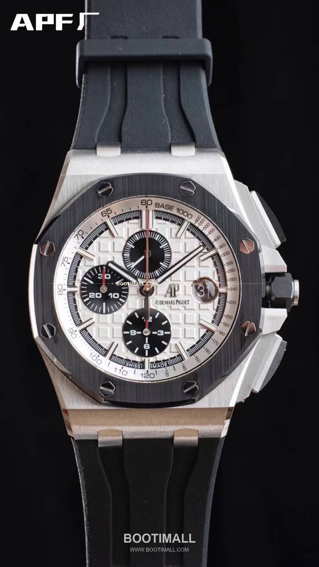 오데마피게 로열오크오프쇼어 스틸 블랙다이얼 크로노그래프 오토매틱 Audemars Piguet Royal Oak Offshore Steel Black Dial Chronograph Automatic 26400 44mm 2