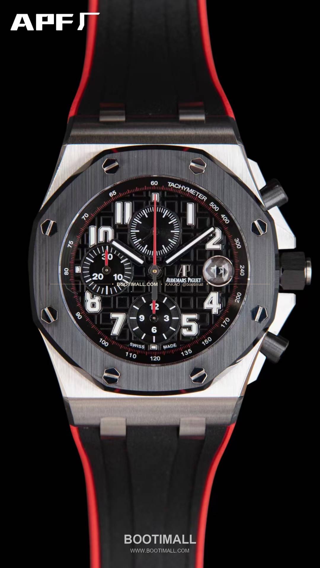오데마피게 로열오크오프쇼어 스틸 블랙다이얼 크로노그래프 오토매틱 Audemars Piguet Royal Oak Offshore Steel Black Dial Chronograph Automatic 26400 44mm 2