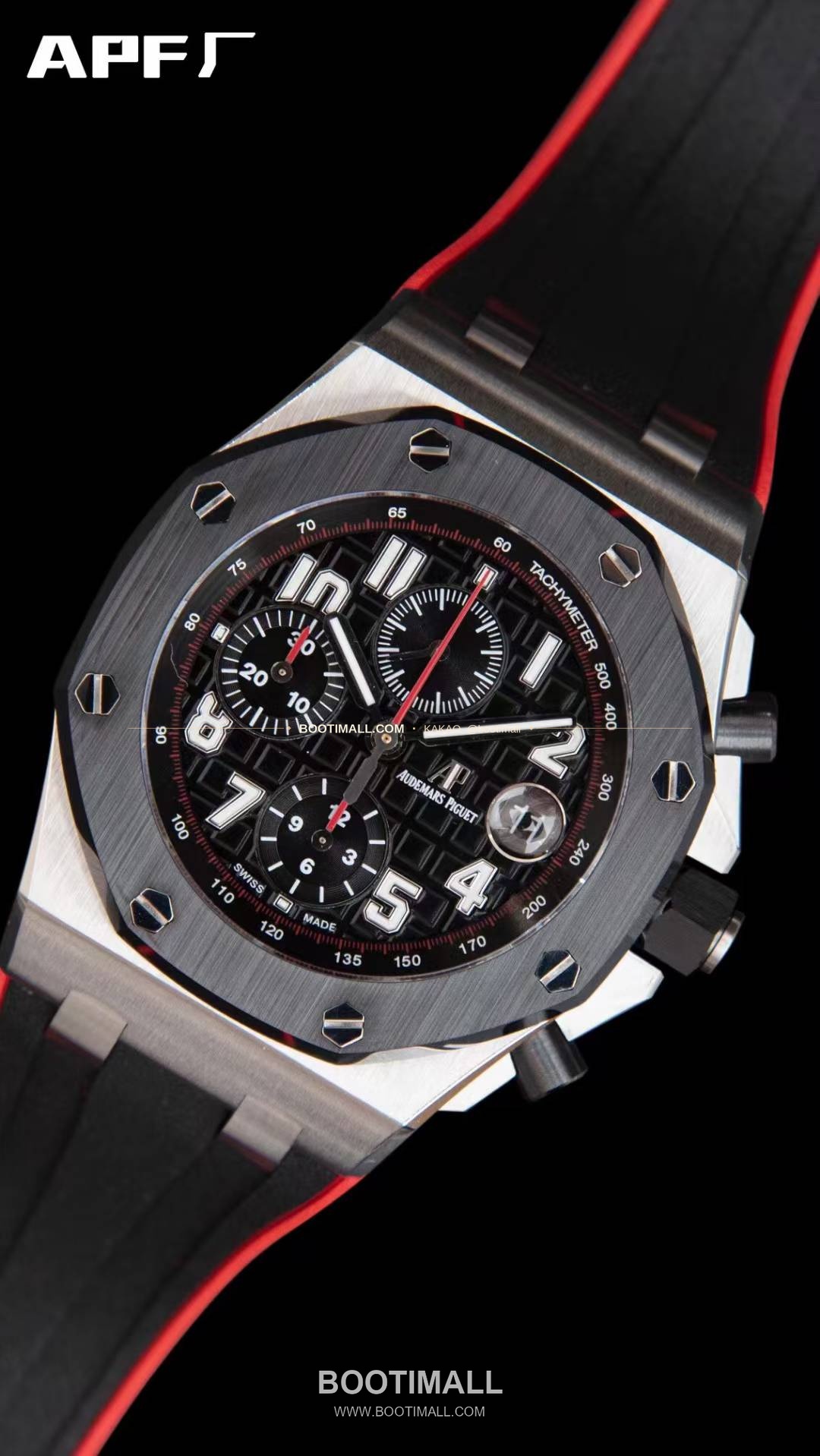 오데마피게 로열오크오프쇼어 스틸 블랙다이얼 크로노그래프 오토매틱 Audemars Piguet Royal Oak Offshore Steel Black Dial Chronograph Automatic 26400 44mm 3