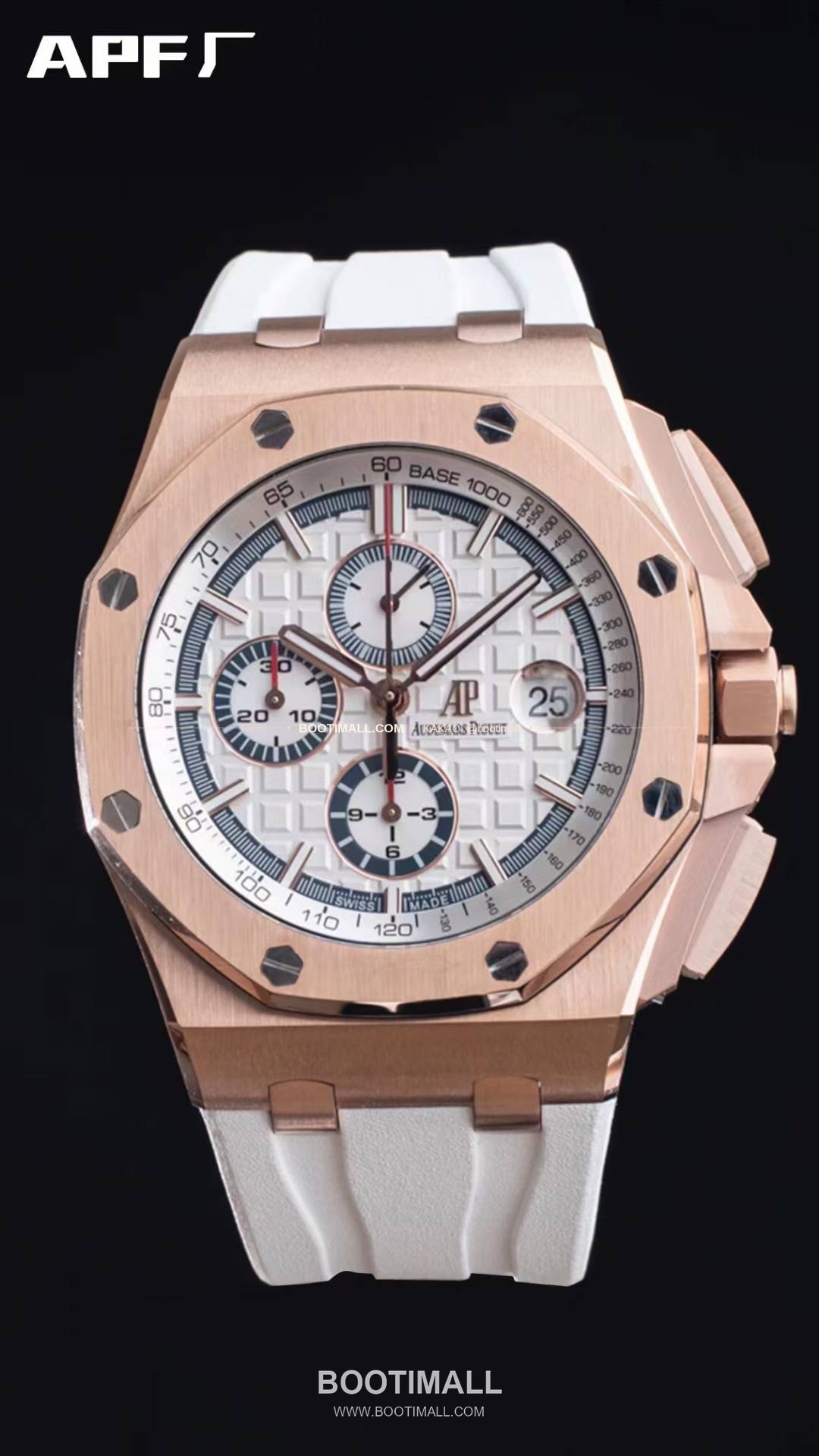 오데마피게 로열오크오프쇼어 스틸 블랙다이얼 크로노그래프 오토매틱 Audemars Piguet Royal Oak Offshore Steel Black Dial Chronograph Automatic 26400 44mm 1