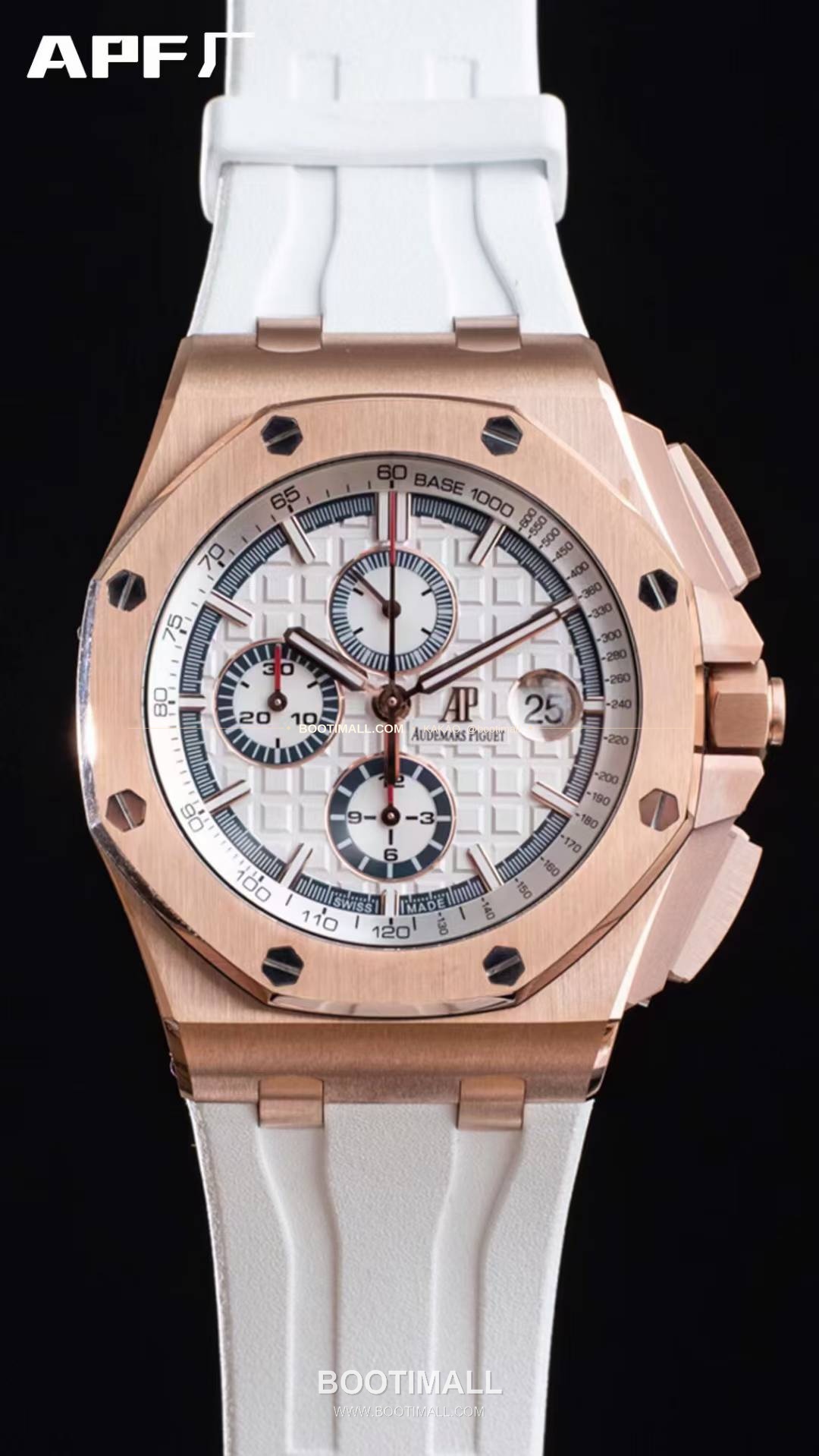 오데마피게 로열오크오프쇼어 스틸 블랙다이얼 크로노그래프 오토매틱 Audemars Piguet Royal Oak Offshore Steel Black Dial Chronograph Automatic 26400 44mm 2