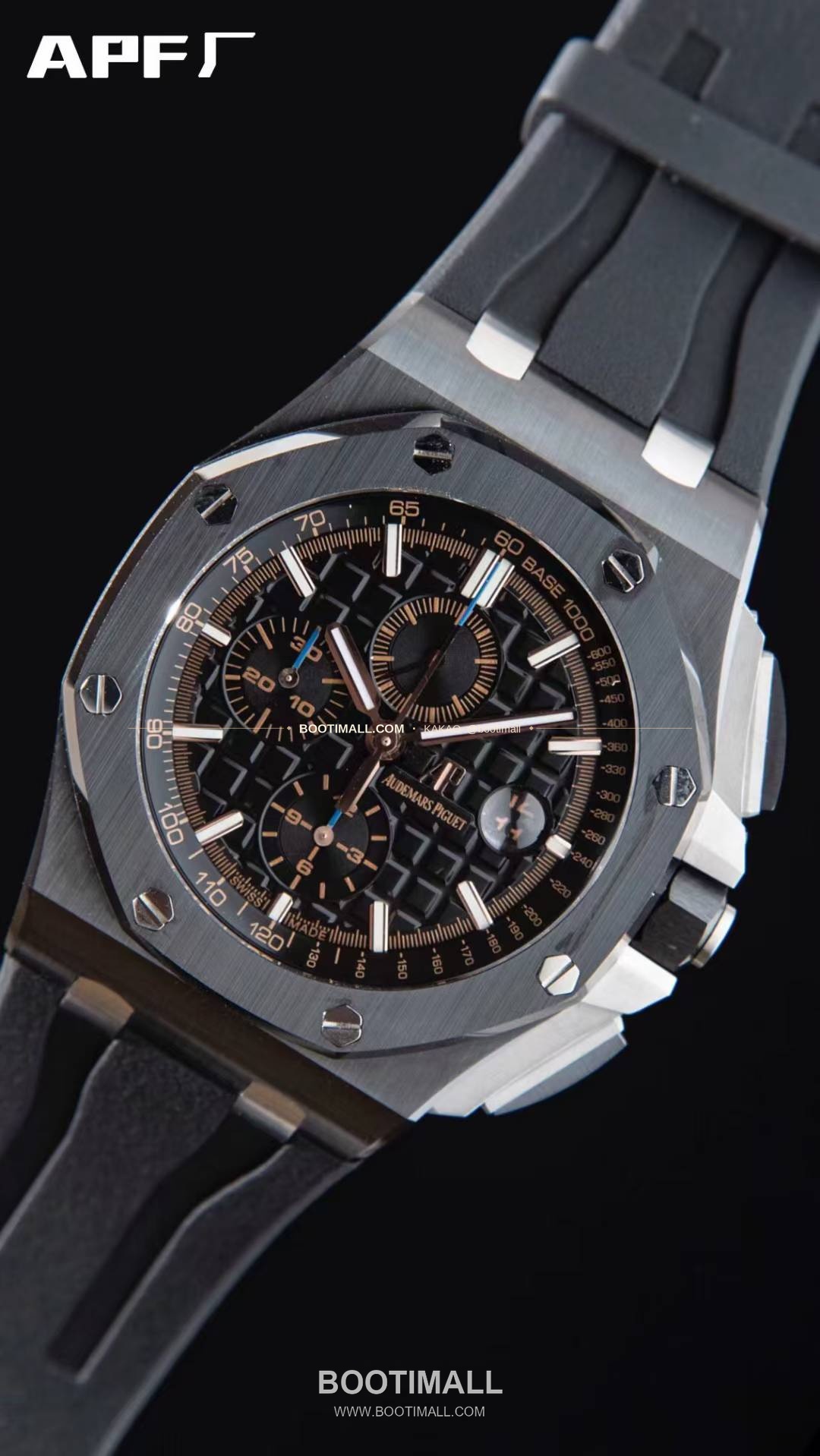오데마피게 로열오크오프쇼어 스틸 블랙다이얼 크로노그래프 오토매틱 Audemars Piguet Royal Oak Offshore Steel Black Dial Chronograph Automatic 26400 44mm 4