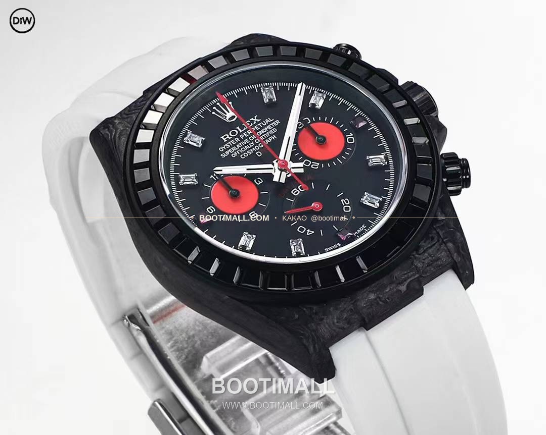 롤렉스 DIW 카본 레인보우베젤 데이토나 크로노그래프 Rolex DIW Carbon Rainbow Bezel Daytona Chronograph 2