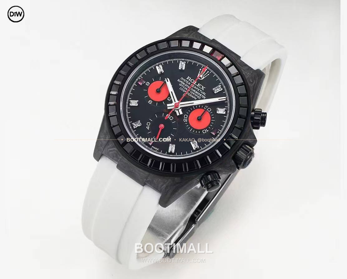 롤렉스 DIW 카본 레인보우베젤 데이토나 크로노그래프 Rolex DIW Carbon Rainbow Bezel Daytona Chronograph 3