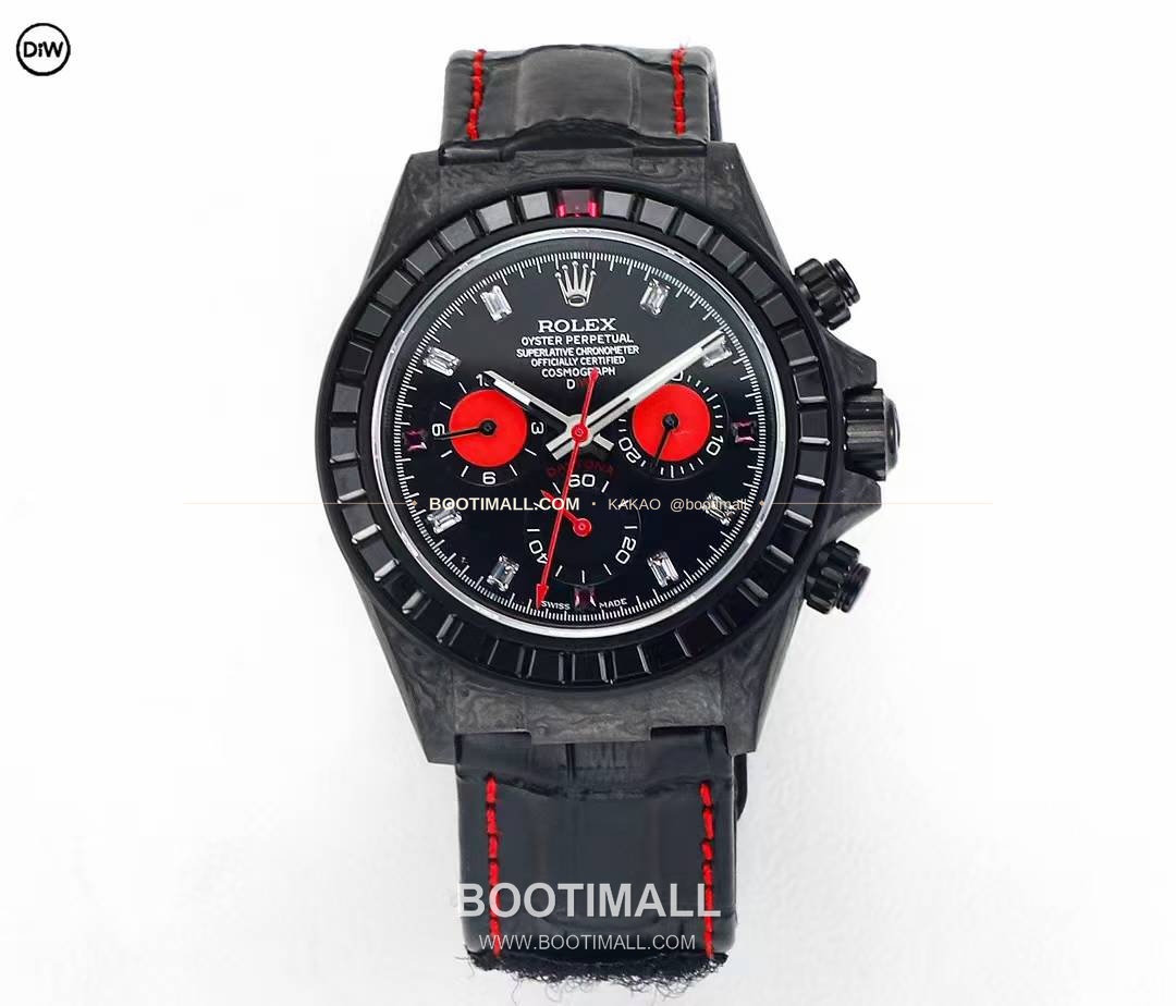 롤렉스 DIW 카본 레인보우베젤 데이토나 크로노그래프 Rolex DIW Carbon Rainbow Bezel Daytona Chronograph 1