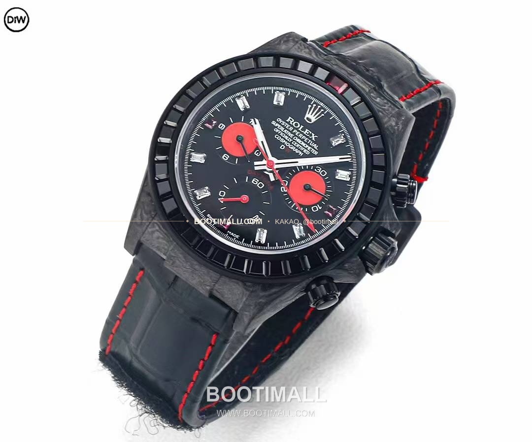 롤렉스 DIW 카본 레인보우베젤 데이토나 크로노그래프 Rolex DIW Carbon Rainbow Bezel Daytona Chronograph 3