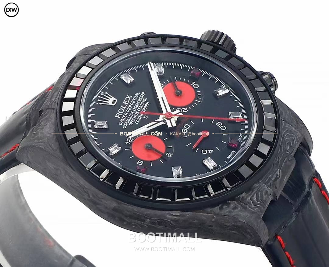 롤렉스 DIW 카본 레인보우베젤 데이토나 크로노그래프 Rolex DIW Carbon Rainbow Bezel Daytona Chronograph 4