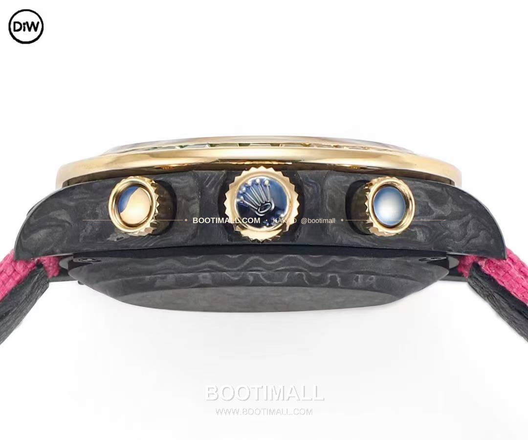 롤렉스 DIW 카본 레인보우베젤 데이토나 크로노그래프 Rolex DIW Carbon Rainbow Bezel Daytona Chronograph 7