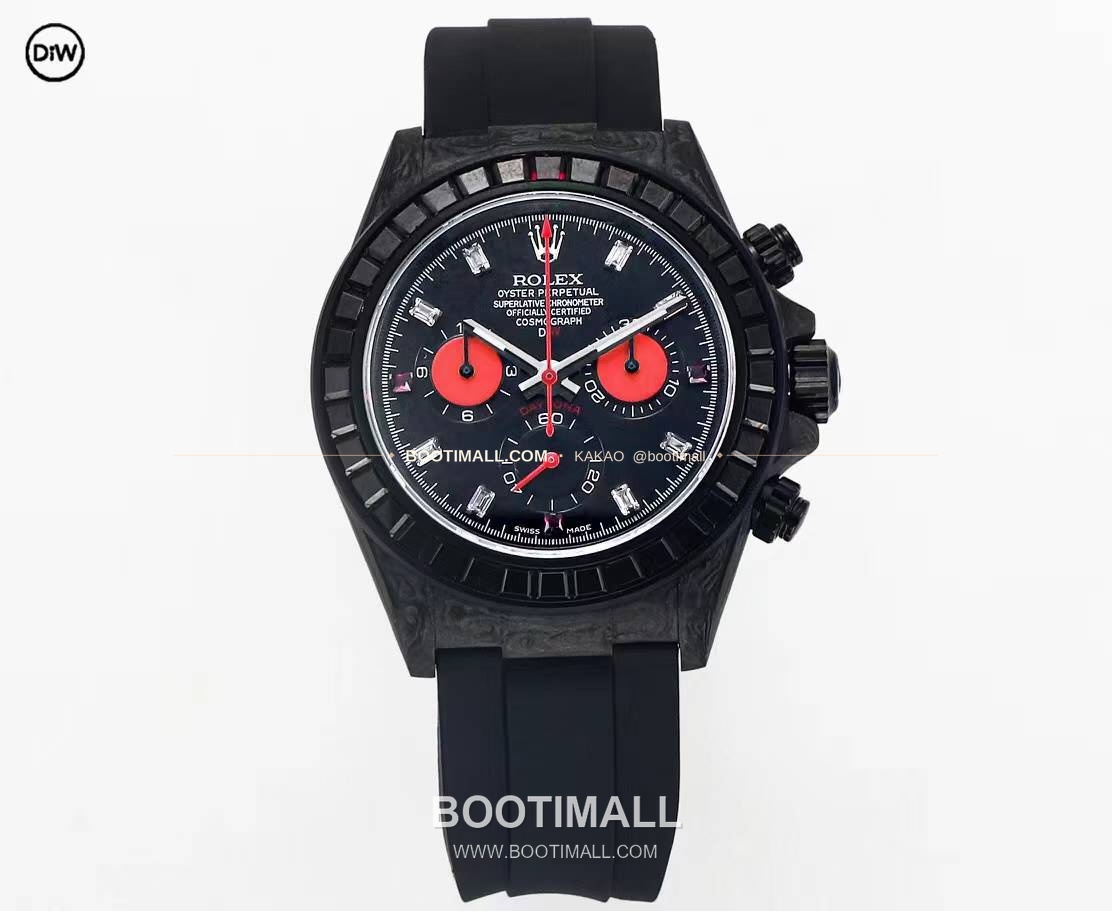 롤렉스 DIW 카본 레인보우베젤 데이토나 크로노그래프 Rolex DIW Carbon Rainbow Bezel Daytona Chronograph 1