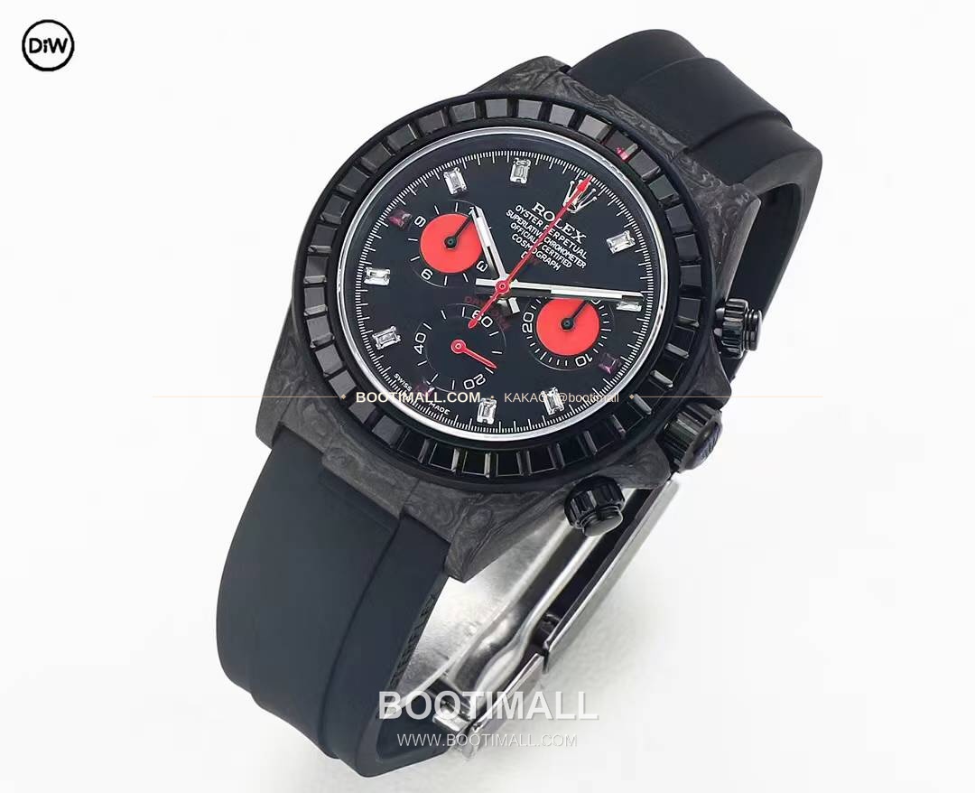 롤렉스 DIW 카본 레인보우베젤 데이토나 크로노그래프 Rolex DIW Carbon Rainbow Bezel Daytona Chronograph 3