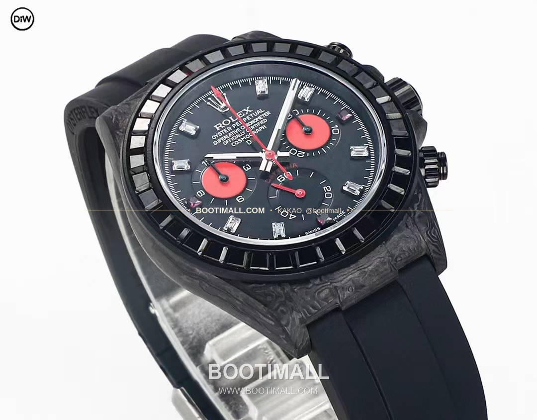롤렉스 DIW 카본 레인보우베젤 데이토나 크로노그래프 Rolex DIW Carbon Rainbow Bezel Daytona Chronograph 4