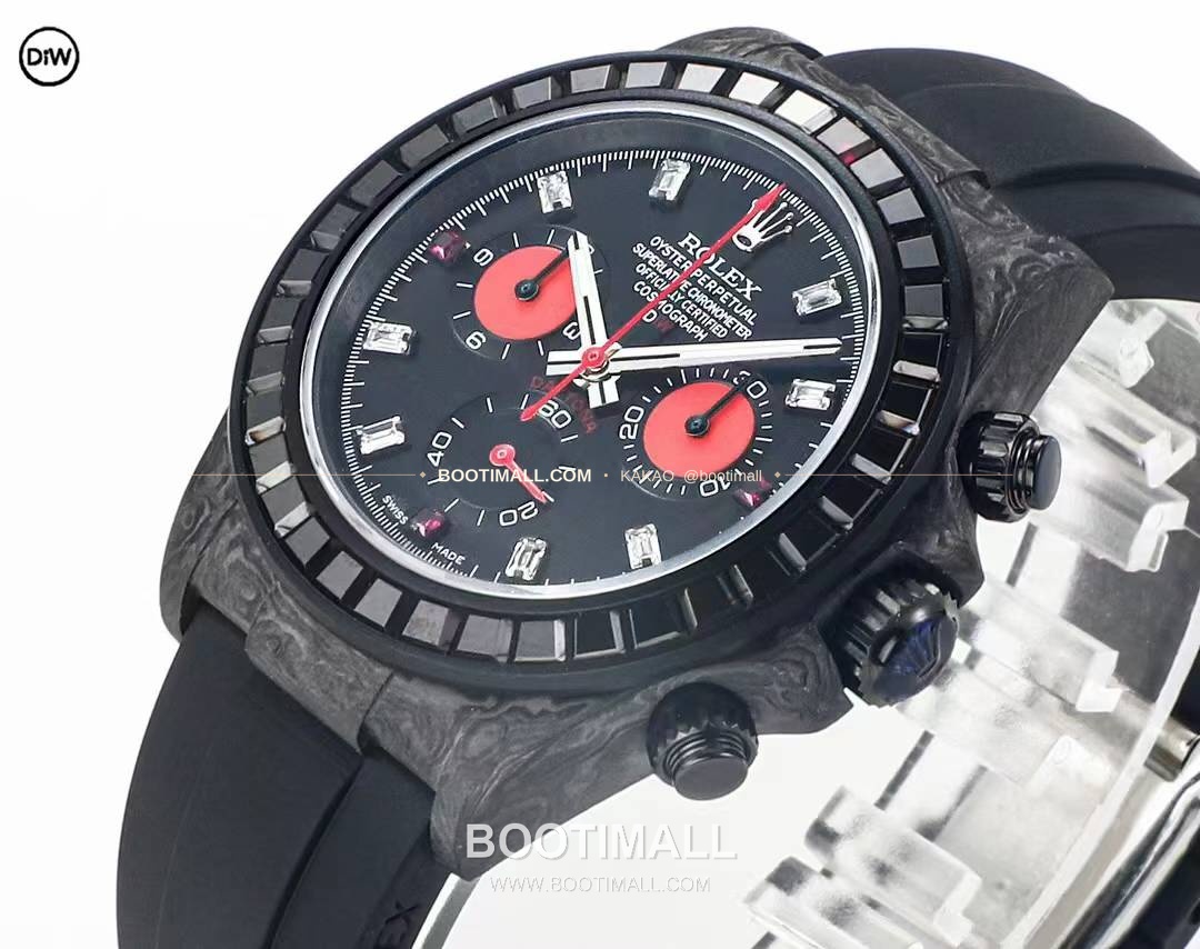 롤렉스 DIW 카본 레인보우베젤 데이토나 크로노그래프 Rolex DIW Carbon Rainbow Bezel Daytona Chronograph 5
