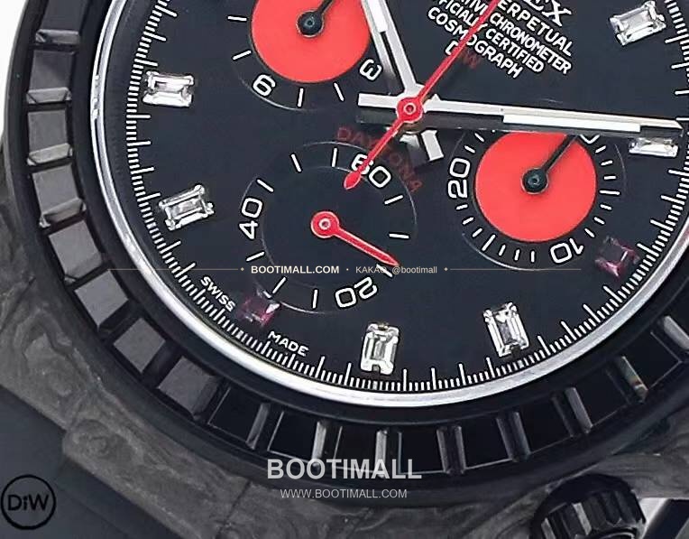 롤렉스 DIW 카본 레인보우베젤 데이토나 크로노그래프 Rolex DIW Carbon Rainbow Bezel Daytona Chronograph 6