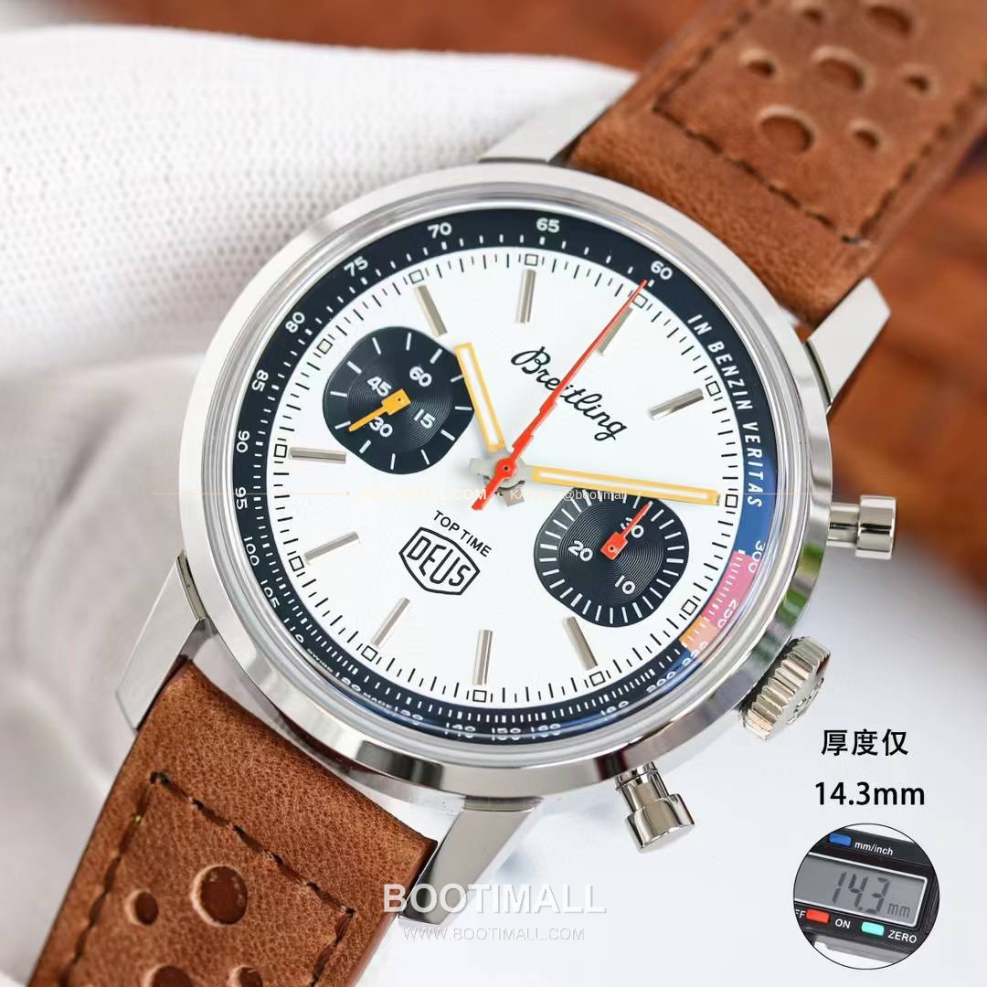 브라이틀링 탑타임 스틸 조로다이얼 크로노그래프 오토매틱 Breitling Top Time Steel Zorro Dial Chronograph Automatic 41mm 2