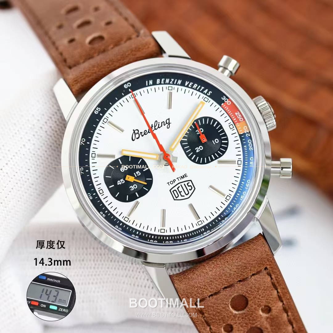 브라이틀링 탑타임 스틸 조로다이얼 크로노그래프 오토매틱 Breitling Top Time Steel Zorro Dial Chronograph Automatic 41mm 3