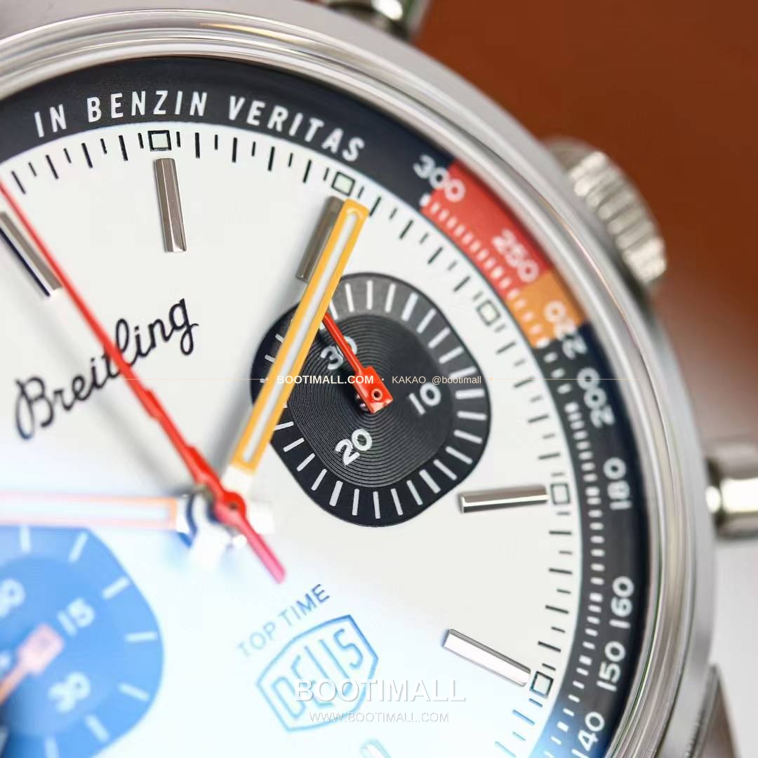브라이틀링 탑타임 스틸 조로다이얼 크로노그래프 오토매틱 Breitling Top Time Steel Zorro Dial Chronograph Automatic 41mm 4