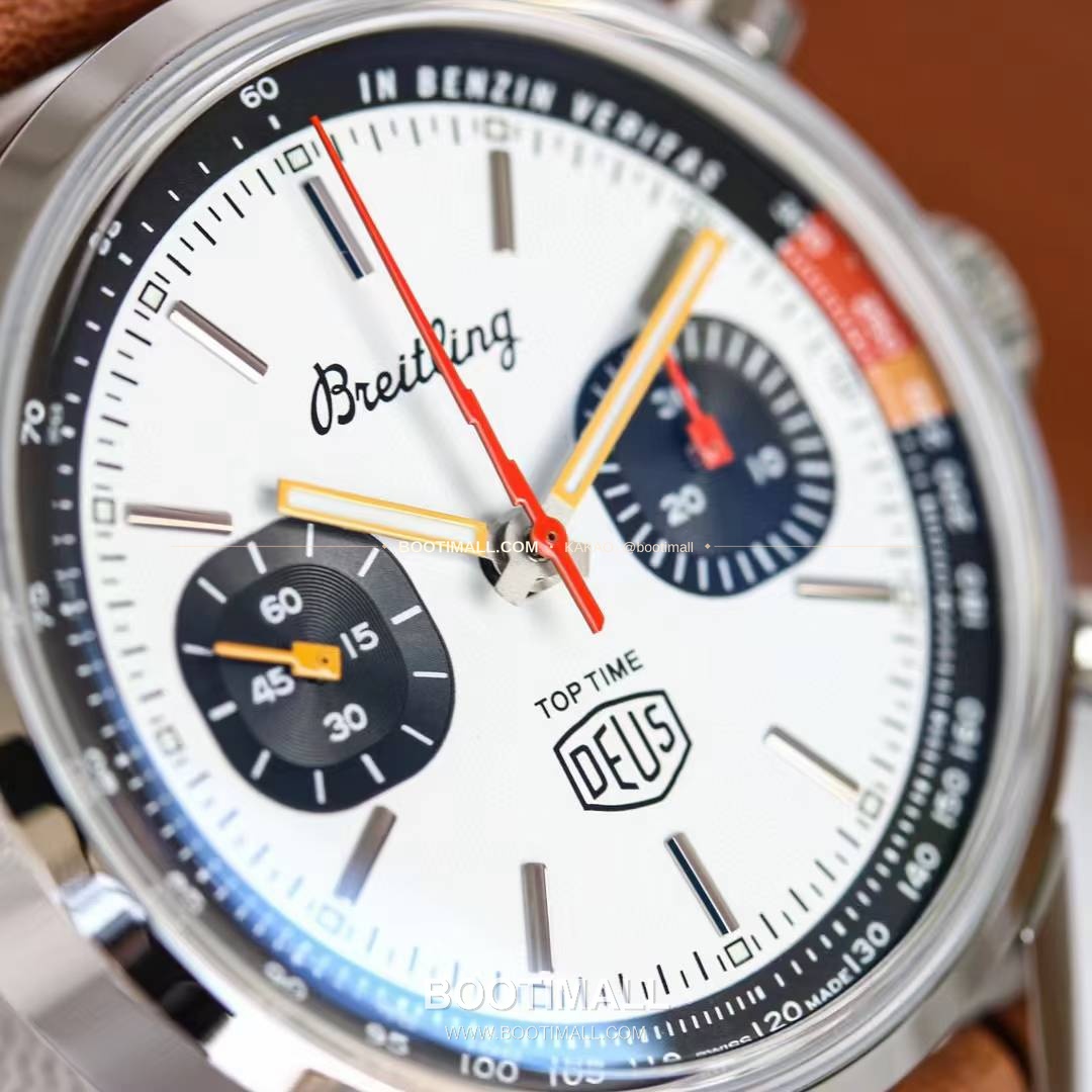 브라이틀링 탑타임 스틸 조로다이얼 크로노그래프 오토매틱 Breitling Top Time Steel Zorro Dial Chronograph Automatic 41mm 5