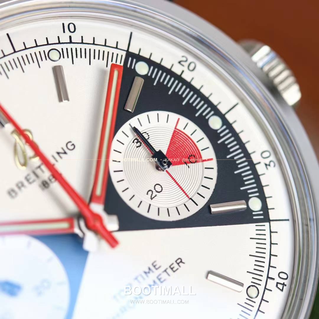 브라이틀링 탑타임 스틸 조로다이얼 크로노그래프 오토매틱 Breitling Top Time Steel Zorro Dial Chronograph Automatic 41mm 3