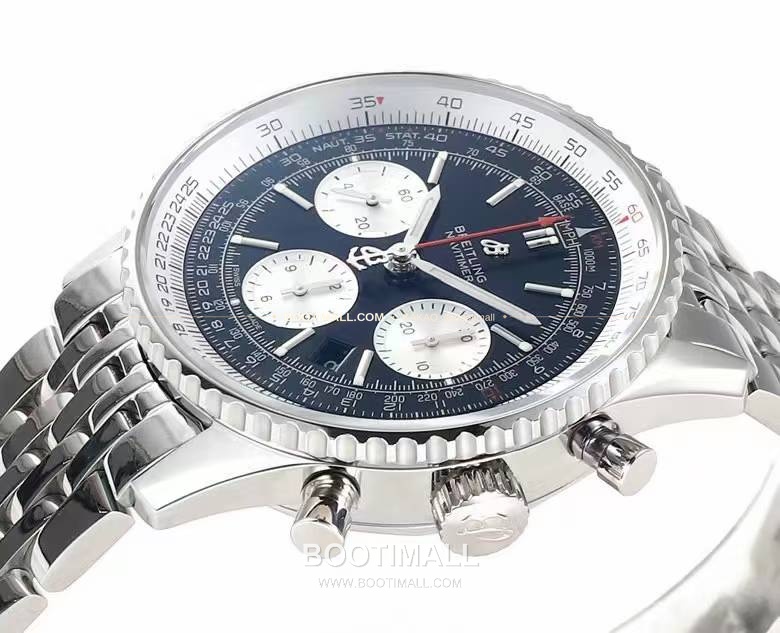 브라이틀링 내비타이머1 B01 스틸 슬라이드룰베젤 크로노그래프 오토매틱 Breitling Navitimer 1 B01 Steel Slide Rule Bezel Chronograph Automatic 43mm 5