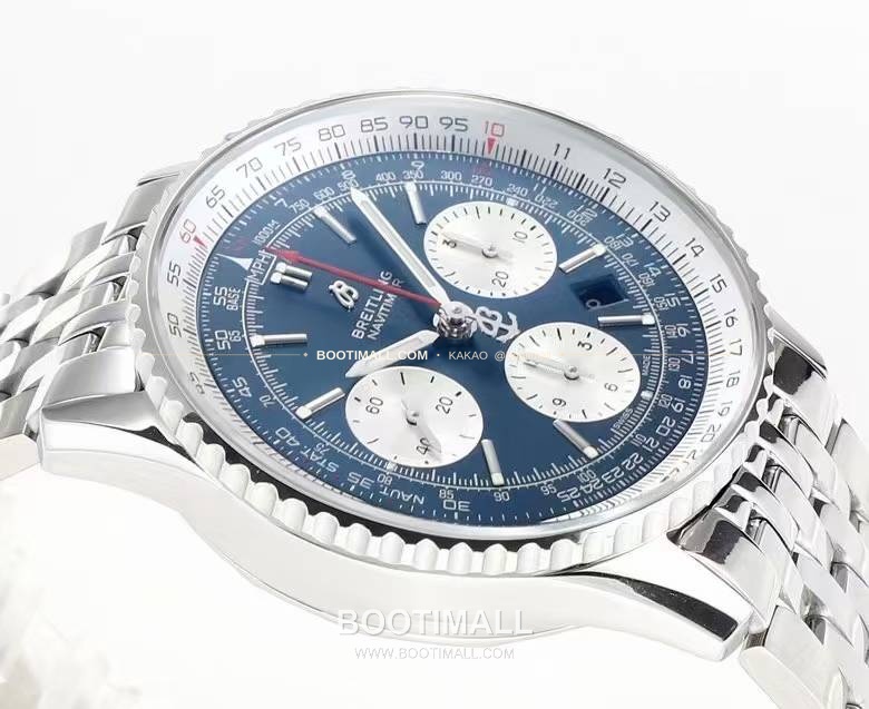 브라이틀링 내비타이머1 B01 스틸 슬라이드룰베젤 크로노그래프 오토매틱 Breitling Navitimer 1 B01 Steel Slide Rule Bezel Chronograph Automatic 43mm 4