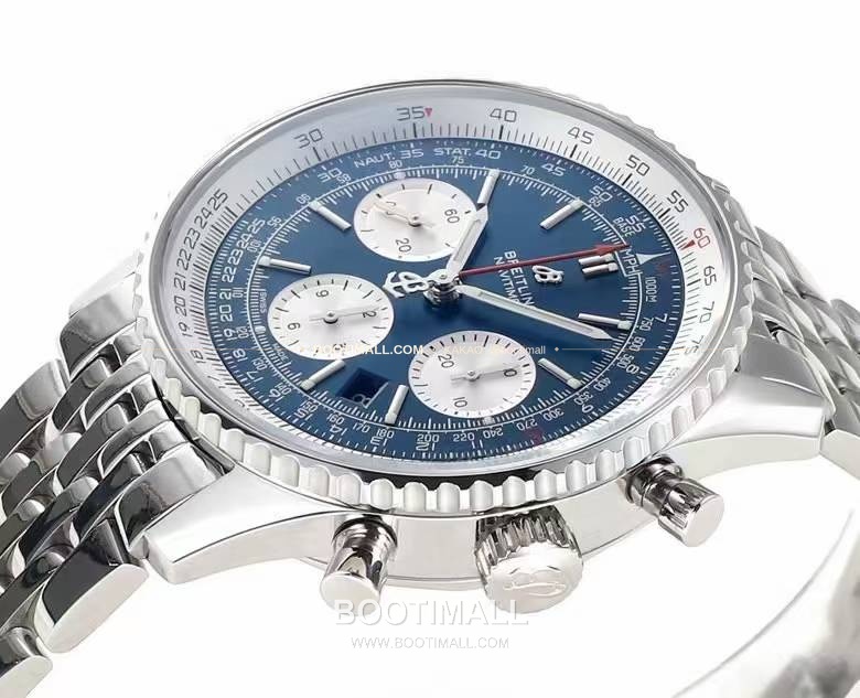 브라이틀링 내비타이머1 B01 스틸 슬라이드룰베젤 크로노그래프 오토매틱 Breitling Navitimer 1 B01 Steel Slide Rule Bezel Chronograph Automatic 43mm 6