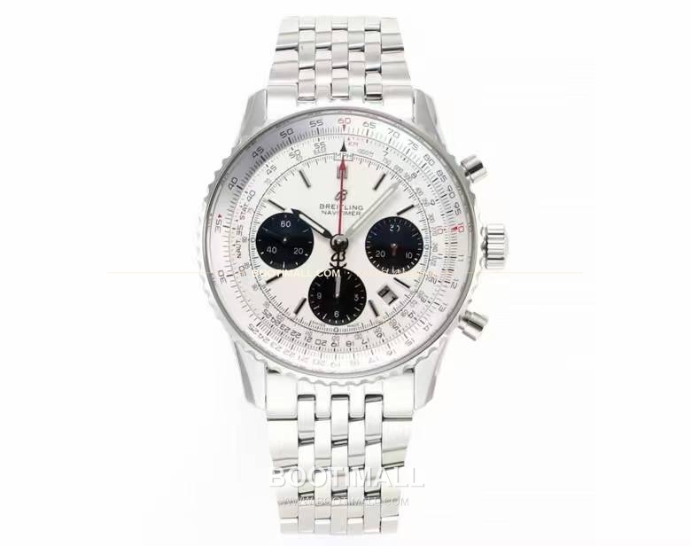 브라이틀링 내비타이머1 B01 스틸 슬라이드룰베젤 크로노그래프 오토매틱 Breitling Navitimer 1 B01 Steel Slide Rule Bezel Chronograph Automatic 43mm 1
