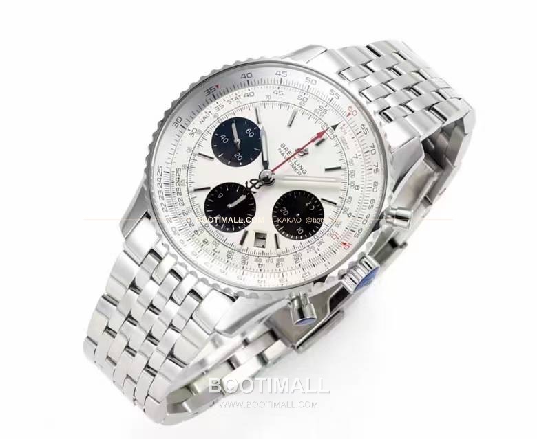 브라이틀링 내비타이머1 B01 스틸 슬라이드룰베젤 크로노그래프 오토매틱 Breitling Navitimer 1 B01 Steel Slide Rule Bezel Chronograph Automatic 43mm 2
