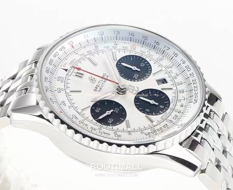 브라이틀링 내비타이머1 B01 스틸 슬라이드룰베젤 크로노그래프 오토매틱 Breitling Navitimer 1 B01 Steel Slide Rule Bezel Chronograph Automatic 43mm 5