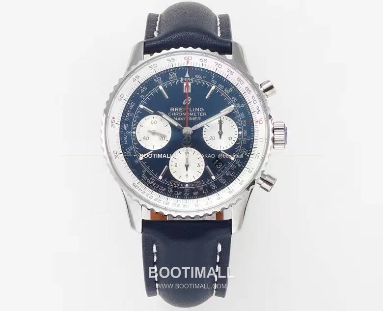 브라이틀링 내비타이머1 B01 스틸 슬라이드룰베젤 크로노그래프 오토매틱 Breitling Navitimer 1 B01 Steel Slide Rule Bezel Chronograph Automatic 43mm 1