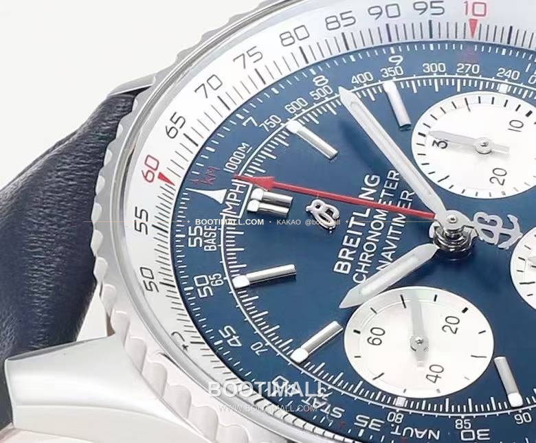 브라이틀링 내비타이머1 B01 스틸 슬라이드룰베젤 크로노그래프 오토매틱 Breitling Navitimer 1 B01 Steel Slide Rule Bezel Chronograph Automatic 43mm 5