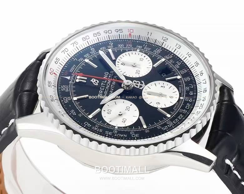 브라이틀링 내비타이머1 B01 스틸 슬라이드룰베젤 크로노그래프 오토매틱 Breitling Navitimer 1 B01 Steel Slide Rule Bezel Chronograph Automatic 43mm 5
