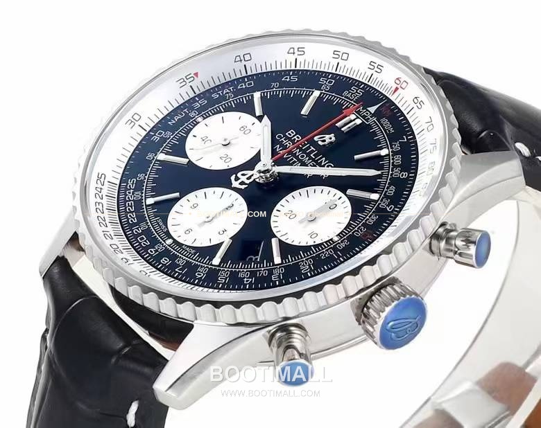 브라이틀링 내비타이머1 B01 스틸 슬라이드룰베젤 크로노그래프 오토매틱 Breitling Navitimer 1 B01 Steel Slide Rule Bezel Chronograph Automatic 43mm 6