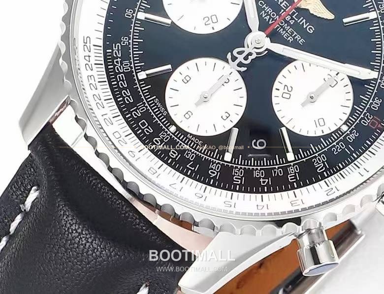 브라이틀링 내비타이머1 B01 스틸 슬라이드룰베젤 크로노그래프 오토매틱 Breitling Navitimer 1 B01 Steel Slide Rule Bezel Chronograph Automatic 43mm 4