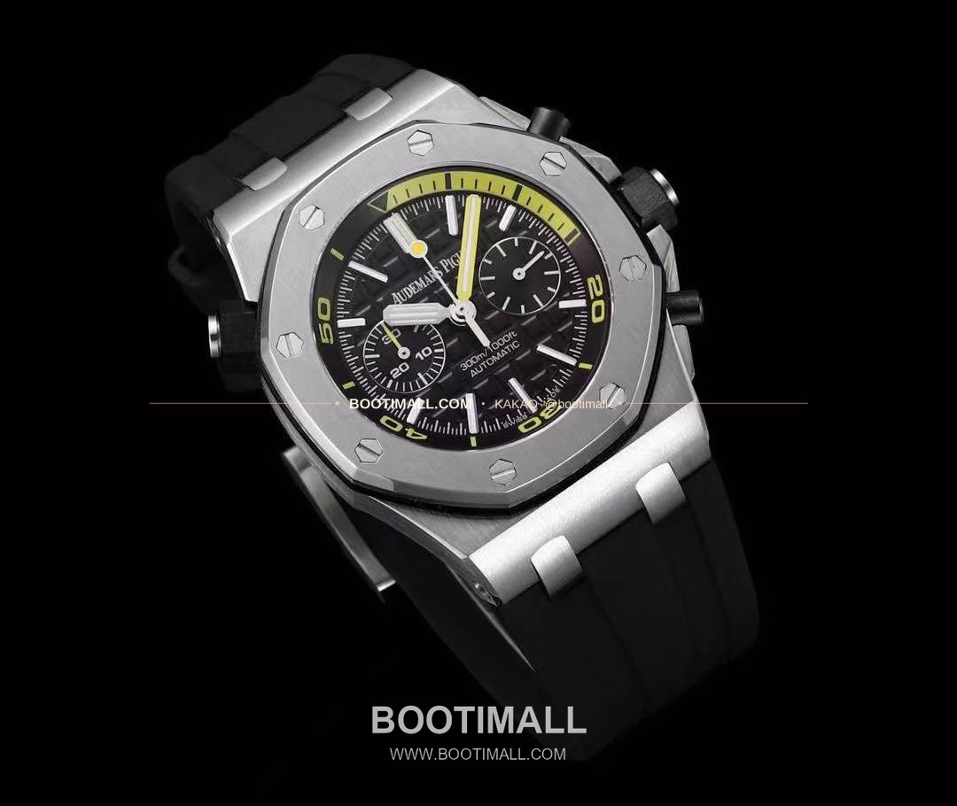 오데마피게 로열오크오프쇼어 스틸 와플다이얼 크로노그래프 오토매틱 Audemars Piguet Royal Oak Offshore Steel Waffle Dial Chronograph Automatic 26703 42mm 2