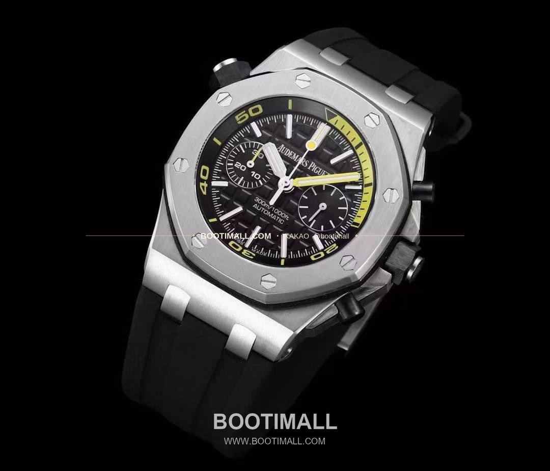 오데마피게 로열오크오프쇼어 스틸 와플다이얼 크로노그래프 오토매틱 Audemars Piguet Royal Oak Offshore Steel Waffle Dial Chronograph Automatic 26703 42mm 3