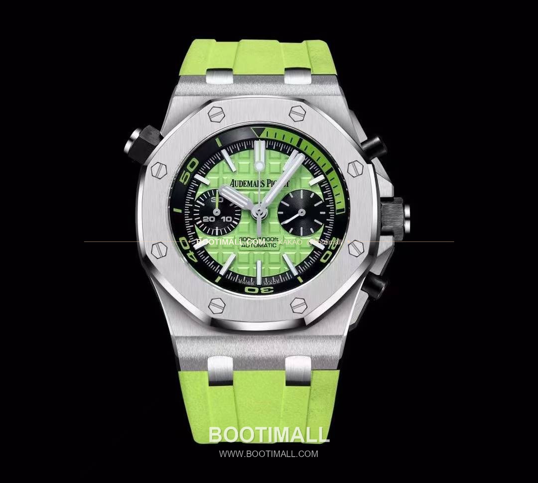 오데마피게 로열오크오프쇼어 스틸 와플다이얼 크로노그래프 오토매틱 Audemars Piguet Royal Oak Offshore Steel Waffle Dial Chronograph Automatic 26703 42mm 2