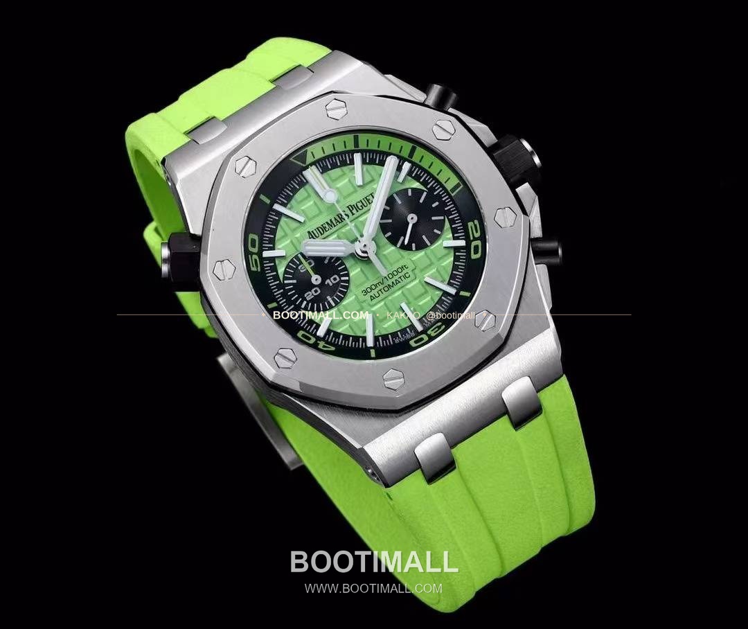 오데마피게 로열오크오프쇼어 스틸 와플다이얼 크로노그래프 오토매틱 Audemars Piguet Royal Oak Offshore Steel Waffle Dial Chronograph Automatic 26703 42mm 4