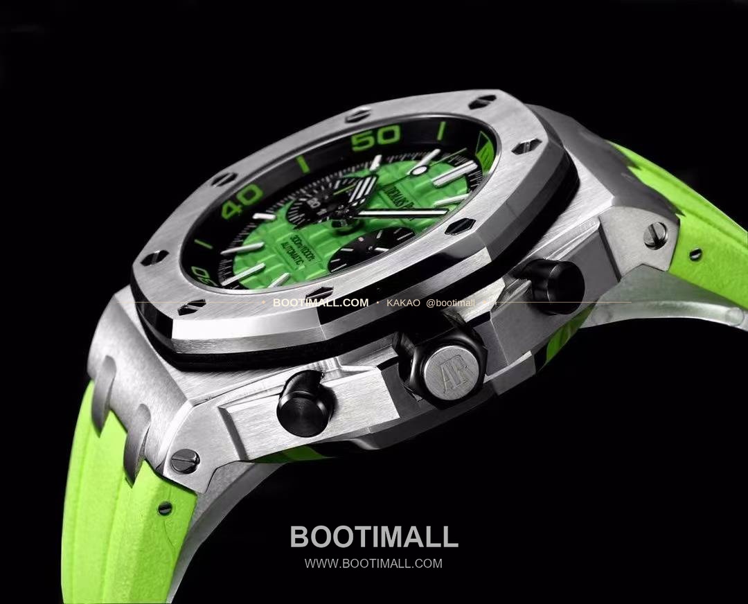 오데마피게 로열오크오프쇼어 스틸 와플다이얼 크로노그래프 오토매틱 Audemars Piguet Royal Oak Offshore Steel Waffle Dial Chronograph Automatic 26703 42mm 7