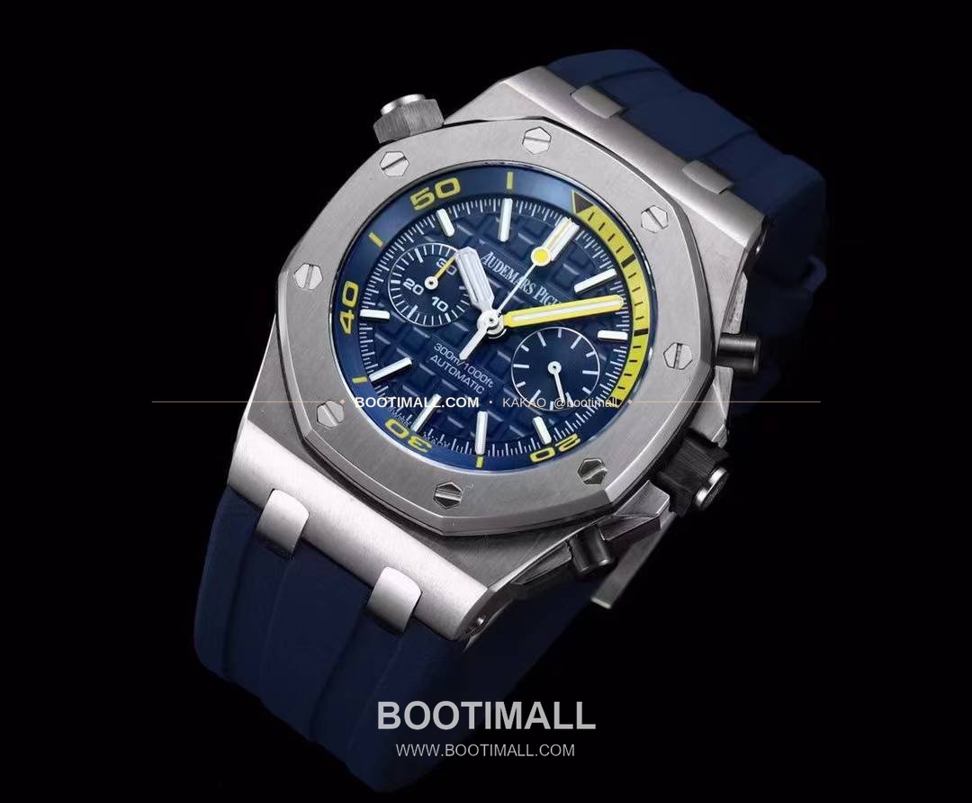 오데마피게 로열오크오프쇼어 스틸 와플다이얼 크로노그래프 오토매틱 Audemars Piguet Royal Oak Offshore Steel Waffle Dial Chronograph Automatic 26703 42mm 3